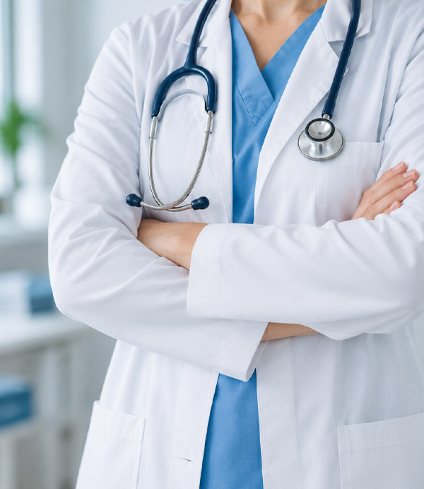 Врач с папкой